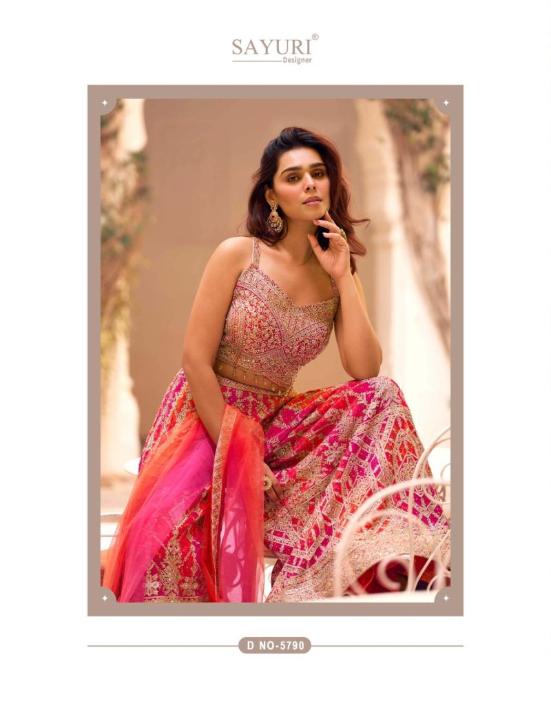 Muskan By Sayuri Chinon Silk Indo Western