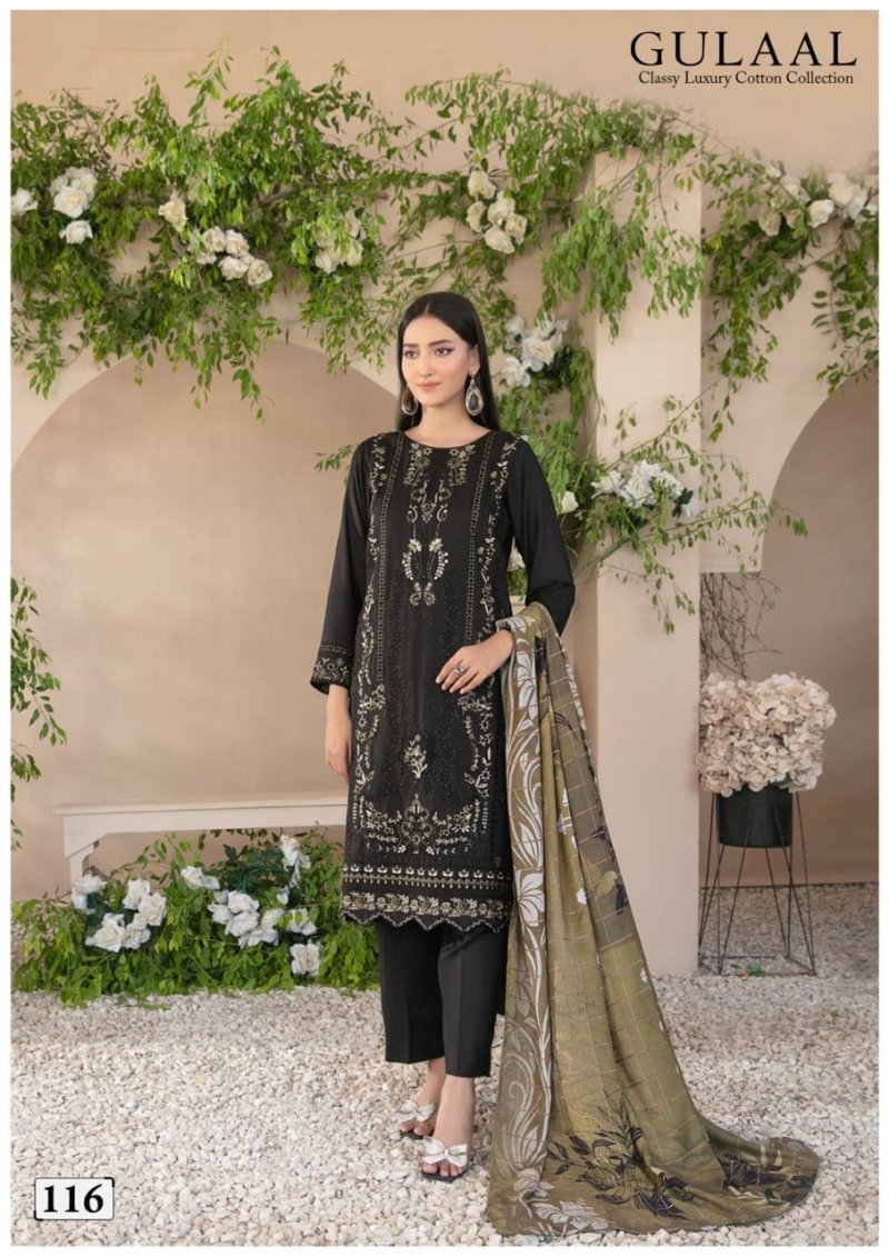 Gulaal Classy Luxury Cotton Collection Vol 12 Pakistani Dress Material ...