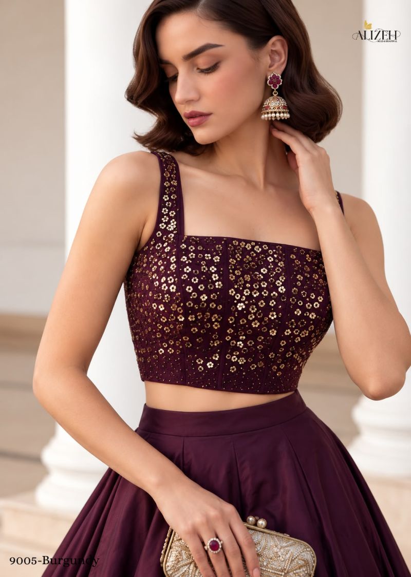 Alizeh Series 9005 Silk Stylish Wear Lehenga Choli