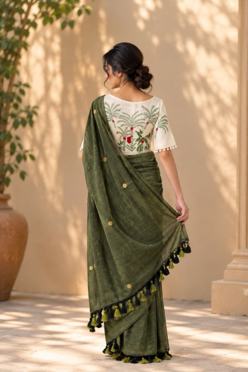 Khadi Vol 64 Pure Khadi Cotton Handworked Saree