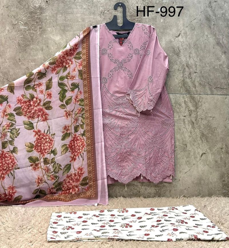 Hoor Tex 997 A To D Cambric Cotton Salwar Kameez