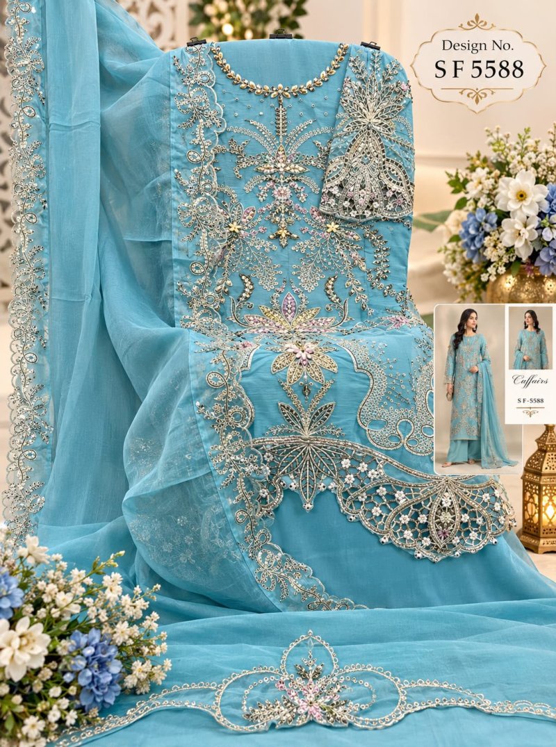 Sf 5588 E To H By Shree Chiffon Pakistani Salwar Suits