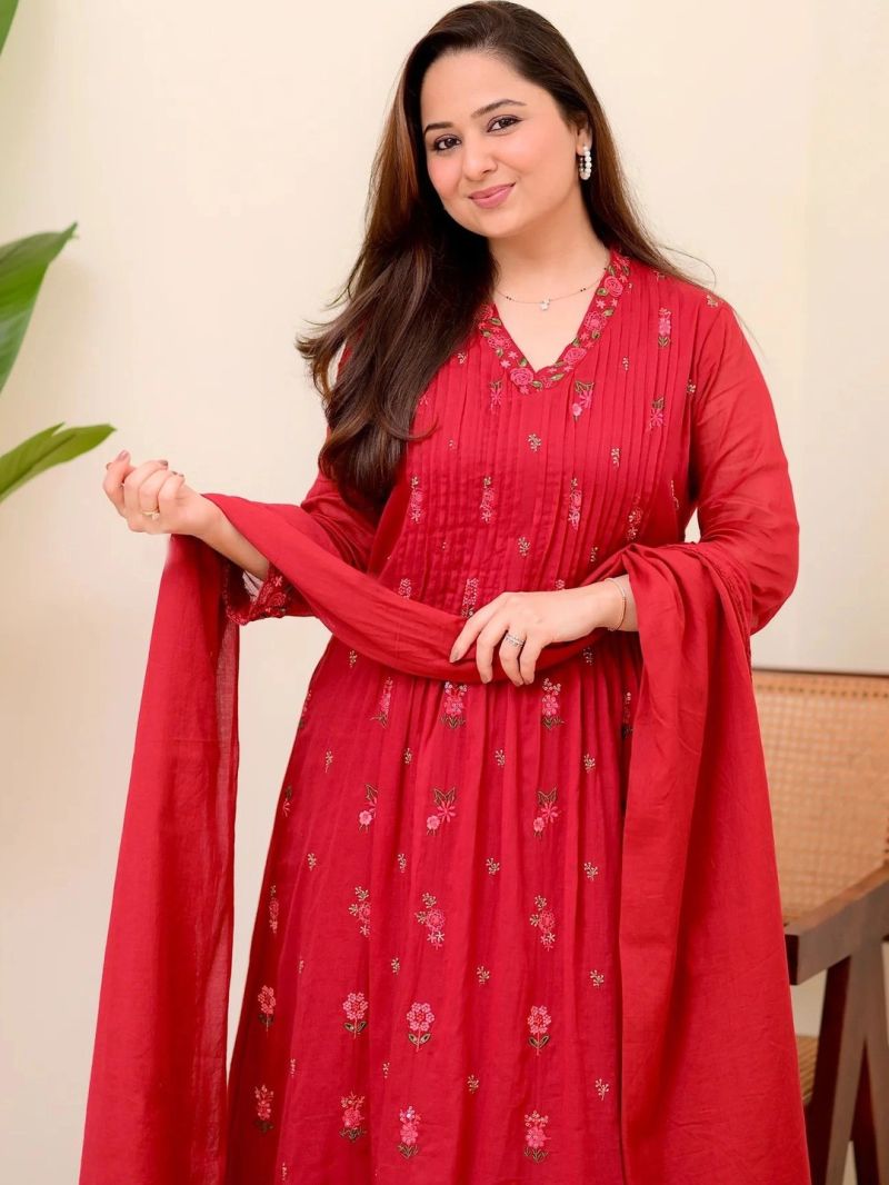 Dhruvi 534 Viscose Printed Kurti With Bottom Dupatta