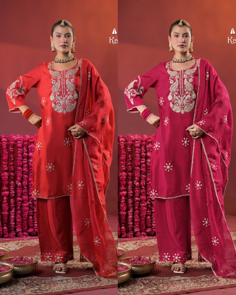 Karwa Noor By Afsana Russian Embroidery Readymade Suits