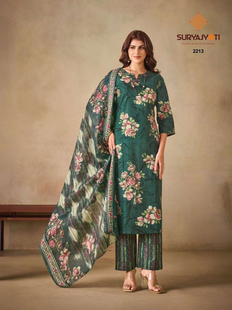 Zion Cotton Vol 22 By Suryajyoti Printed Cotton Readymade Dress