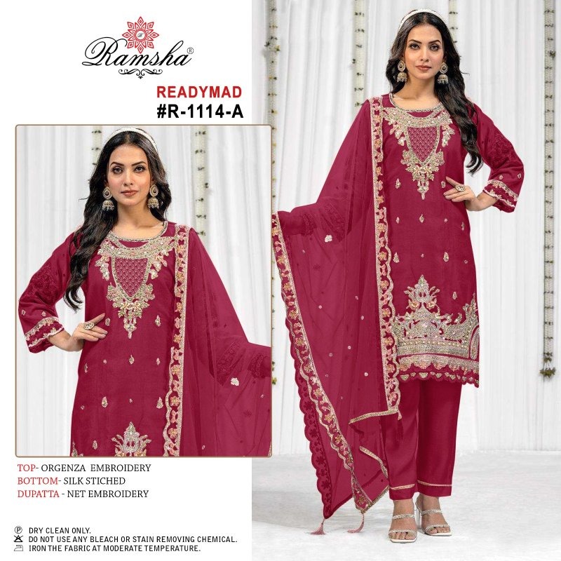 Ramsha R 1114 Pakistani Readymade Suits Exporters In India - The Ethnic ...