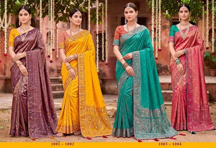 Sanwariya Satin Saroski Vol 1 By Saroj Silk Saree 