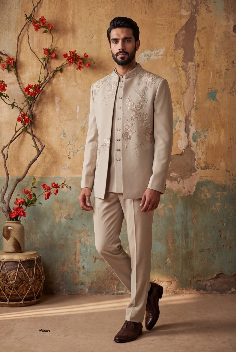 Outluk Wedding Vol 56 Lachaka Hand Work Designer Jodhpuri Suit