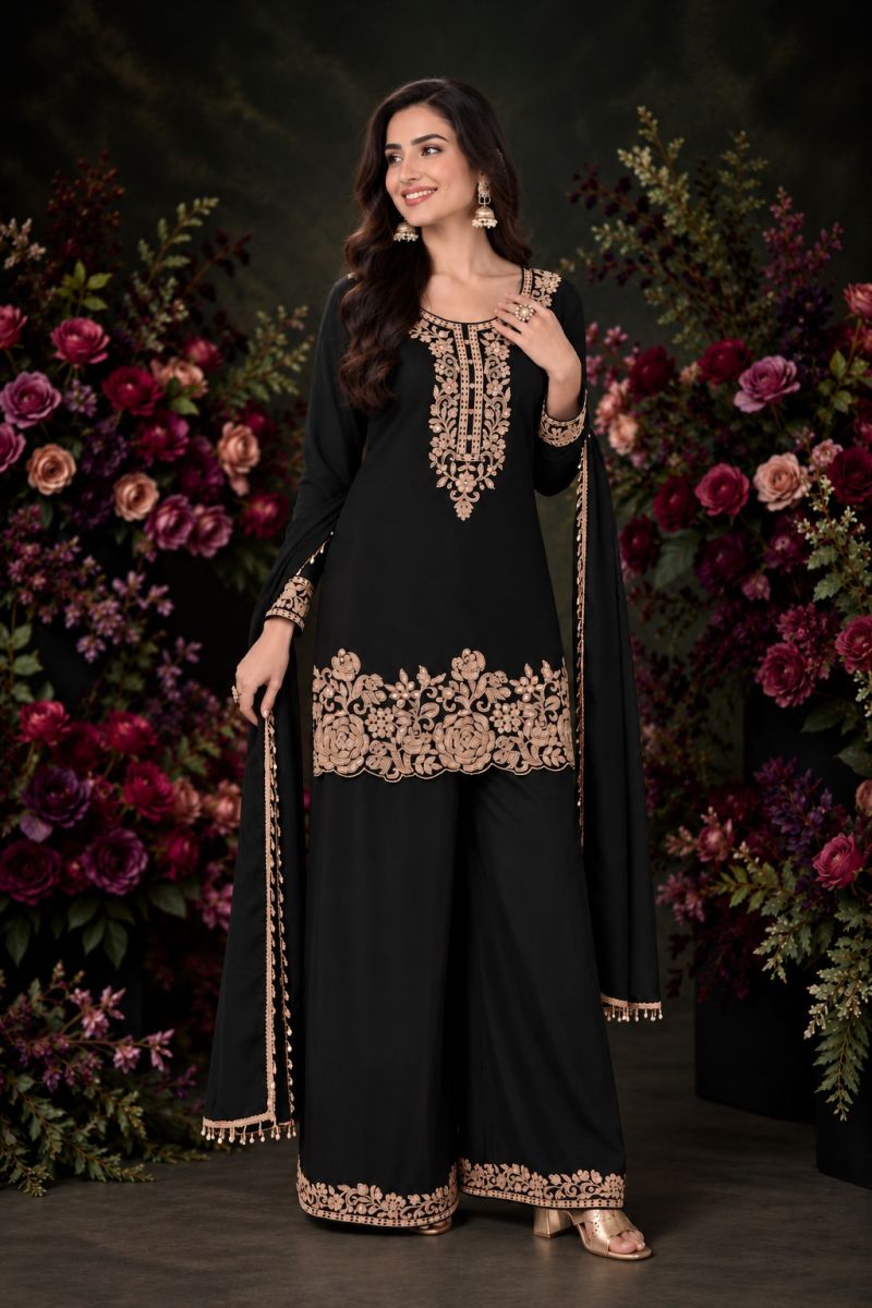 Kabool By Aurraa Chinon Beads Work Salwar Suits