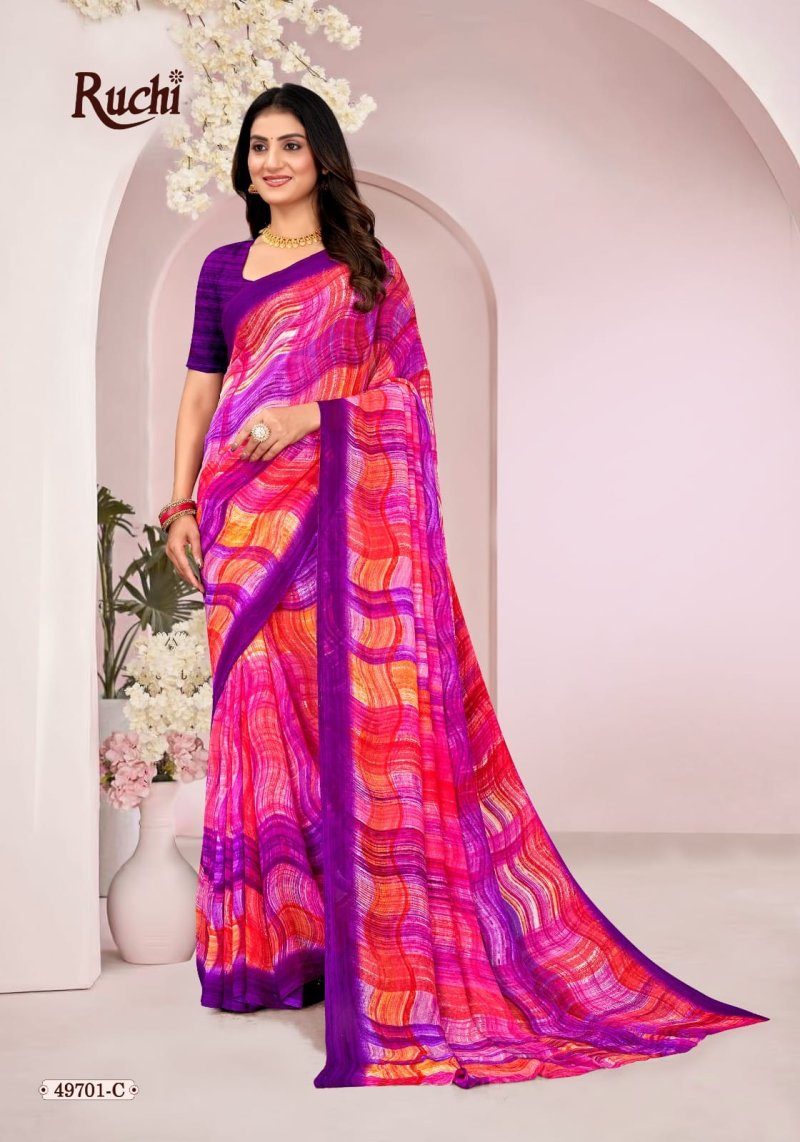Ragaa Georgette Vol 18 By Ruchi Georgette Daily Wear Saree Wholesale ...