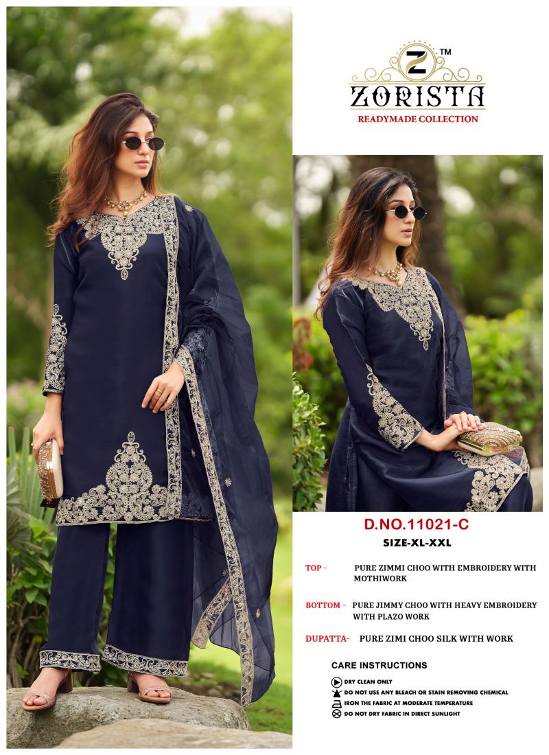 Zorista 11021 A To D Jimmy Choo Readymade Salwar Kameez 