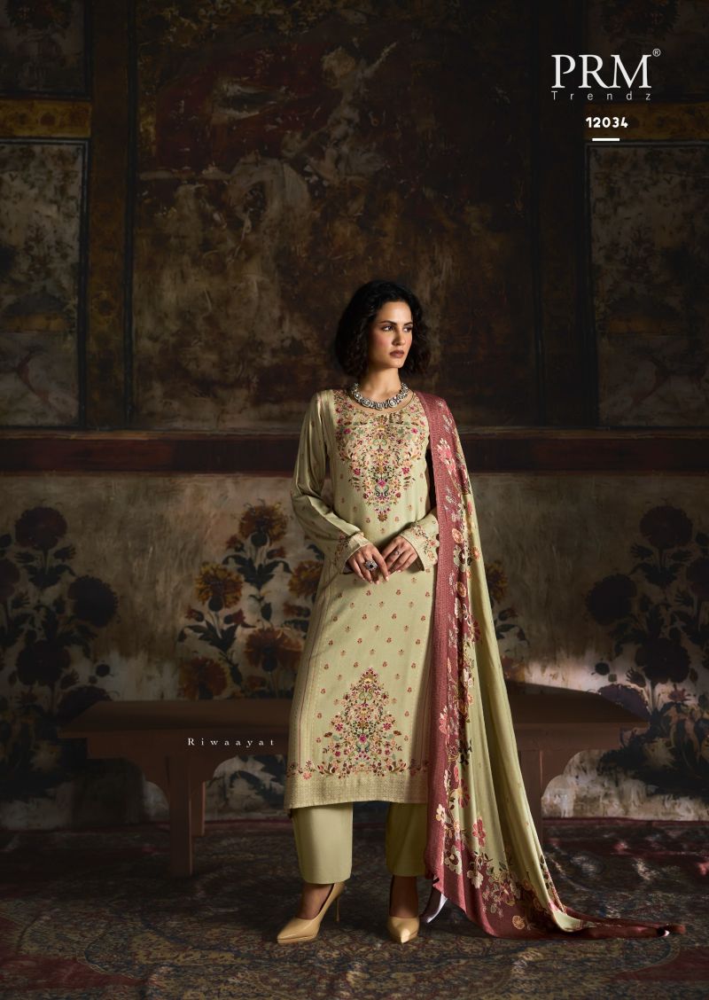 Uzmaa By Prm Viscos Pashmina Dress Materials