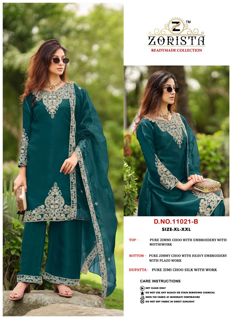 Zorista 11021 A To D Jimmy Choo Readymade Salwar Kameez 