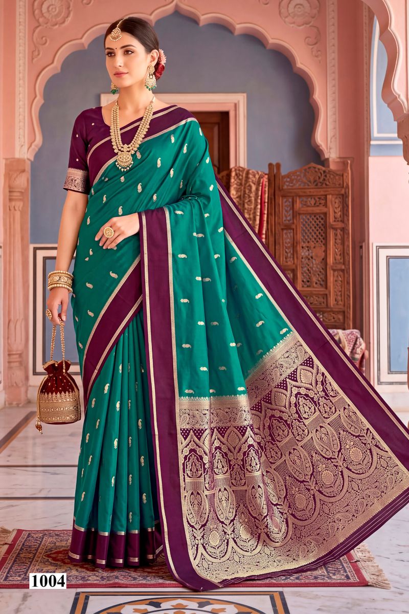 Narayani Gajji Silk Vol 1 By Saroj Satin Silk Saree 