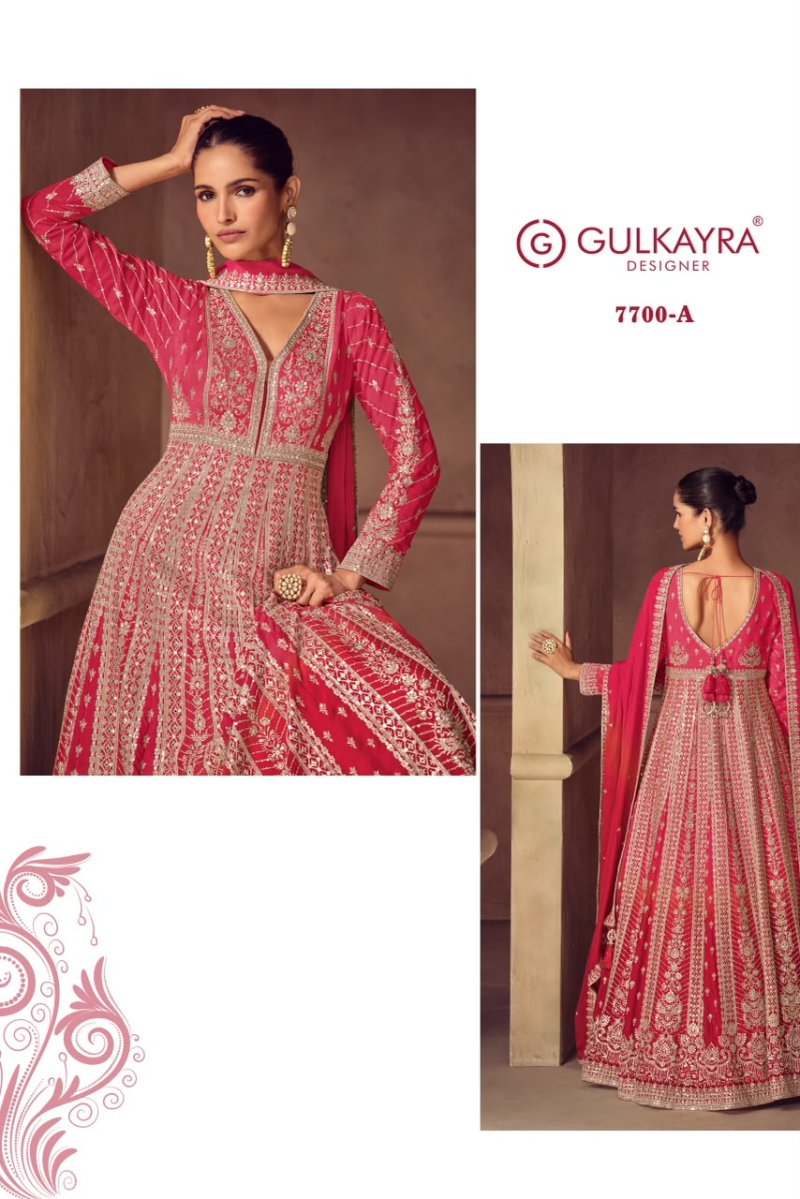 Romani By Gulkayra Chinon Embroidery Gown With Dupatta