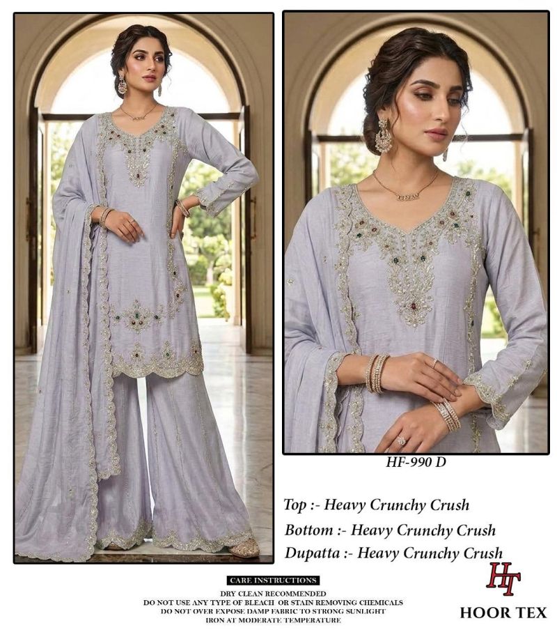 990 A To D By Hoor Tex Crunchy Crush Salwar Kameez