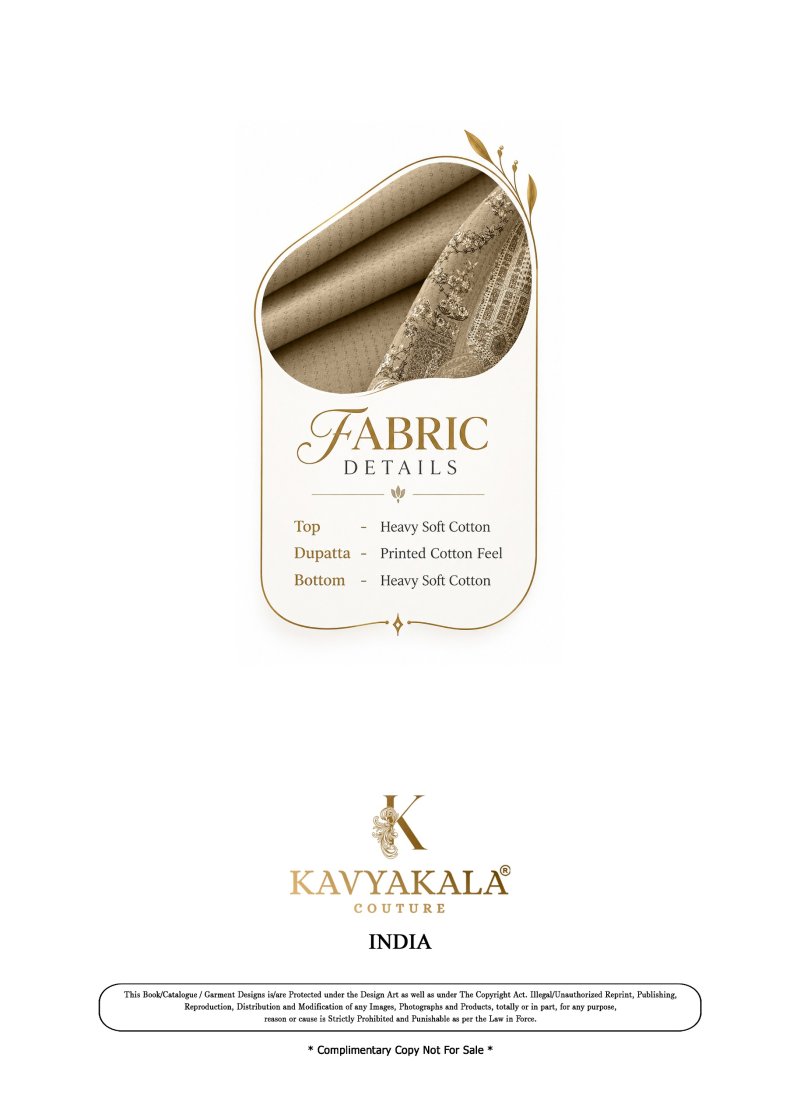 Nazakat By Kavya Kala Soft Cotton Printed Dress Material 