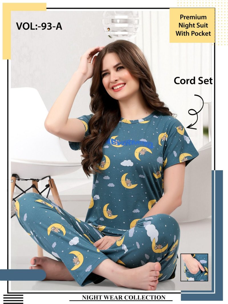 Summer Special Cord Set Vol 93 A Hosiery Cotton Night Suits - The ...