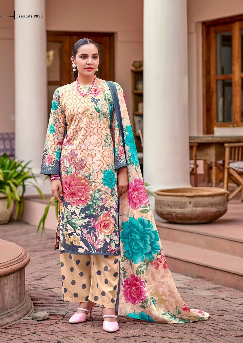 Majestic By Nafisa Soft Cotton Digital Printed Dress Material Wholesale  Online - The Ethnic World