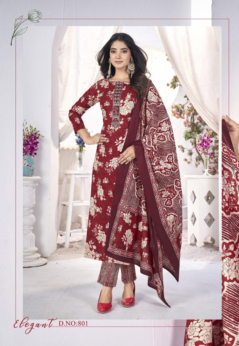 801 cotton wholesale readymade dress reviews Miss World Choice Bandhni Special Vol 20 Readymade Cotton Dress 10 pcs  Catalogue
