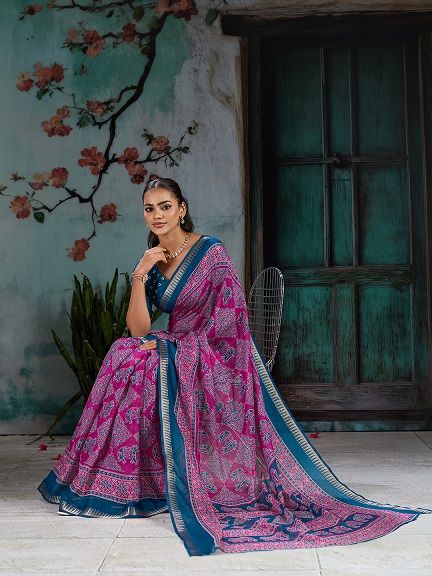 230 By Mahek Mass Mello Digital Printed Saree
