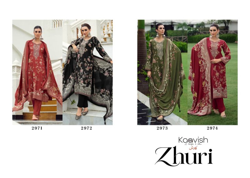 Zhuri By Kaavish Viscose Pashmina Dress Materials