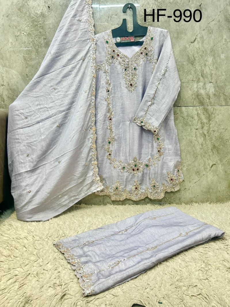 990 A To D By Hoor Tex Crunchy Crush Salwar Kameez