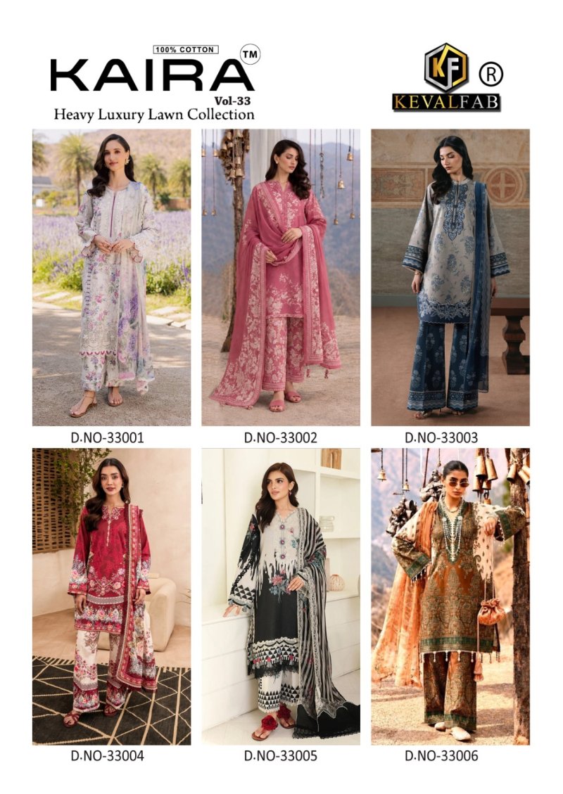 Kaira Vol 33 By Keval Cotton Pakistani Readymade Dress