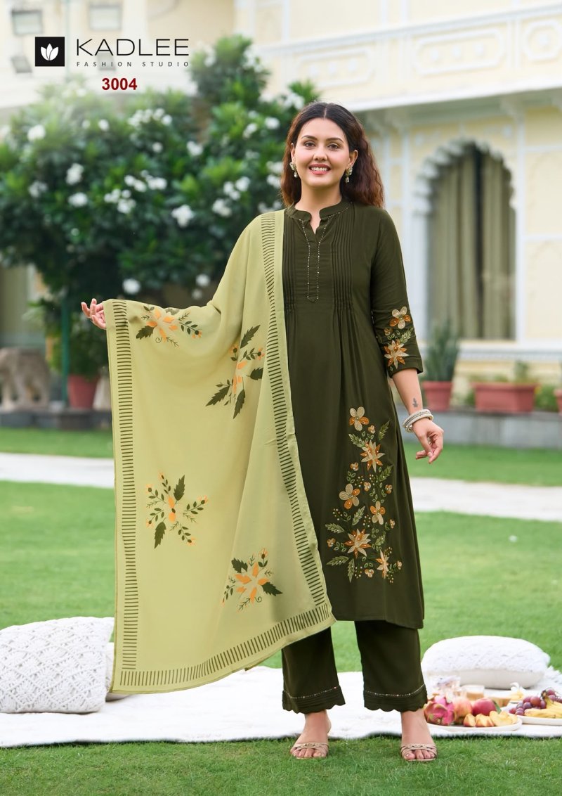 Saaj By Kadlee Roman Kurti With Bottom Dupatta 