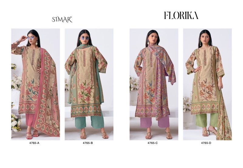 Florika By Glossy Viscose Pashmina Dress Materials 