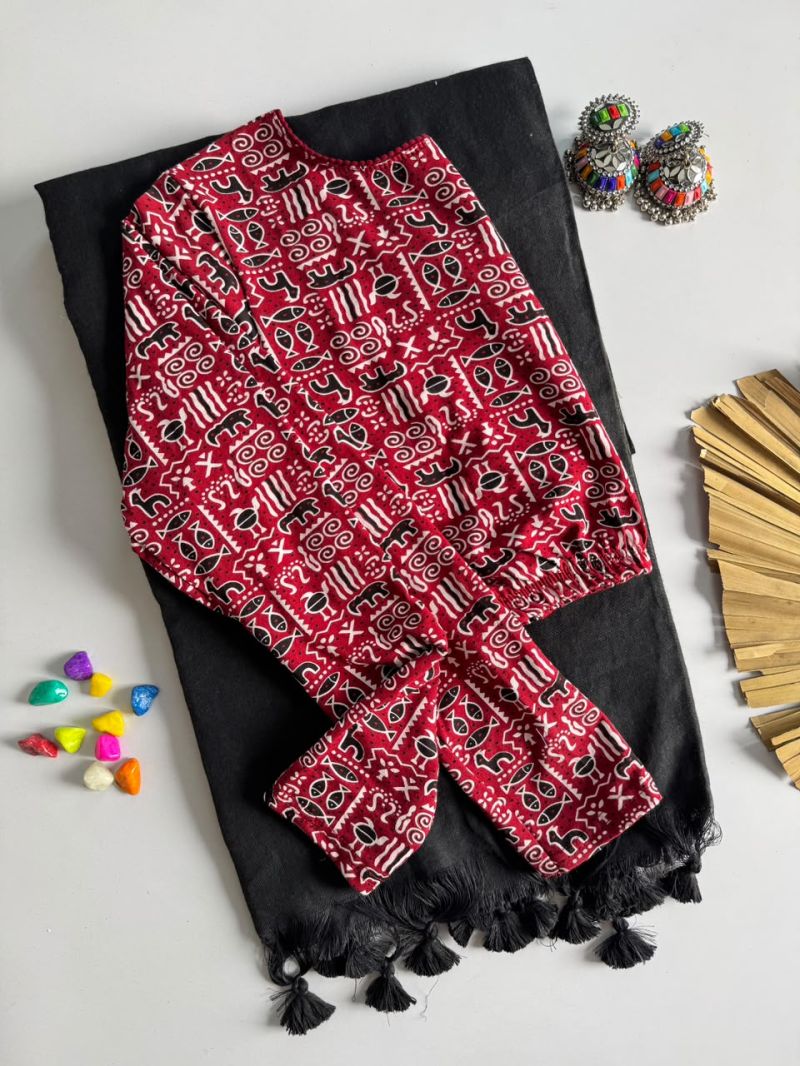 Khadi Vol 59 Khadi Cotton Saree With Cotton Ajrakh Print Blouse