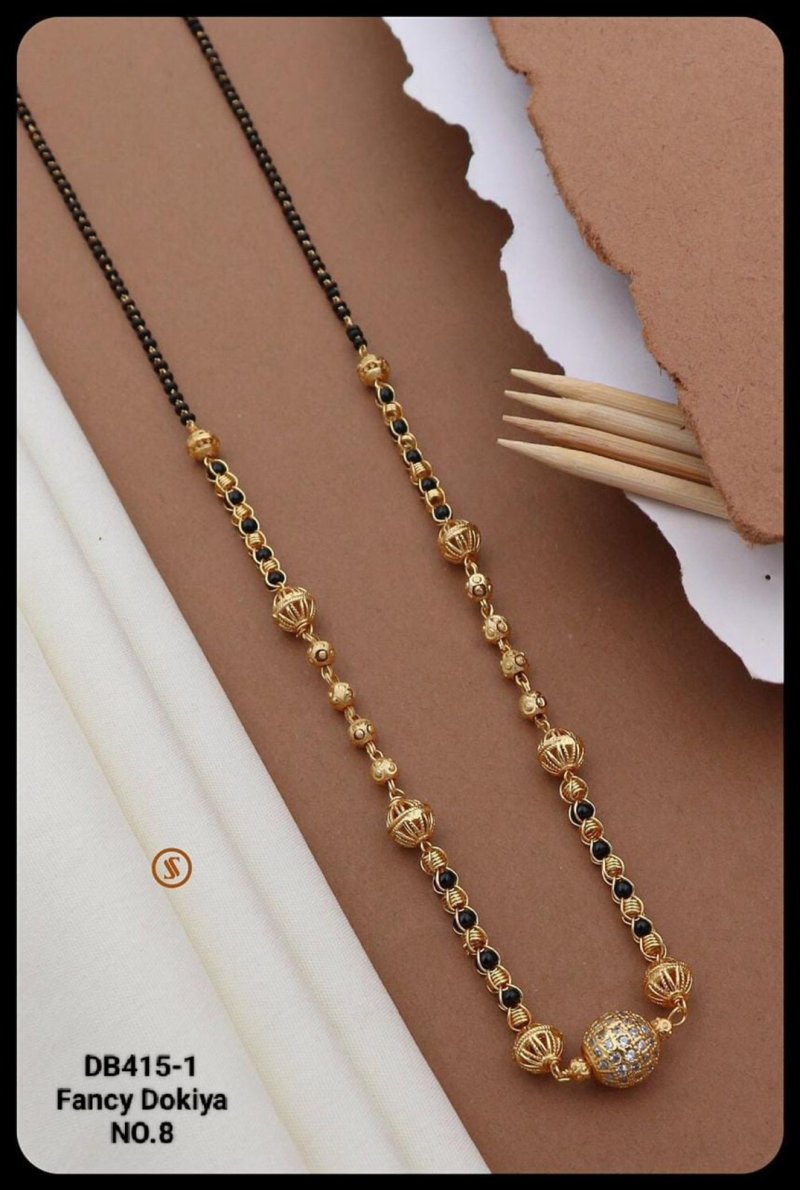 16 Fancy Daily Wear Dokiya Mangalsutra Wholesale Online - The Ethnic World