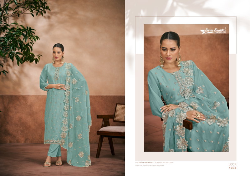 sachin and babi light blue dress Pink Polyester Lightweight Georgette Dress Fabric main image 1
