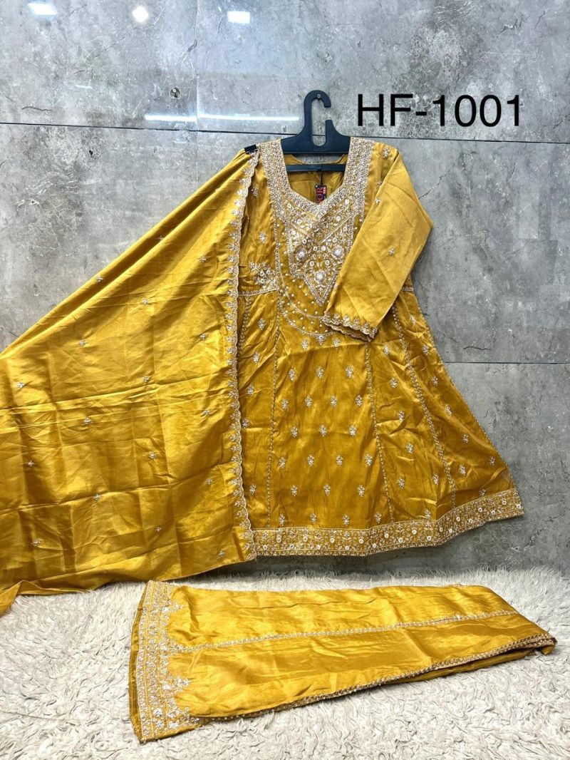 Hoor Tex 1001 A To D Cosmos Embroidery Salwar Kameez