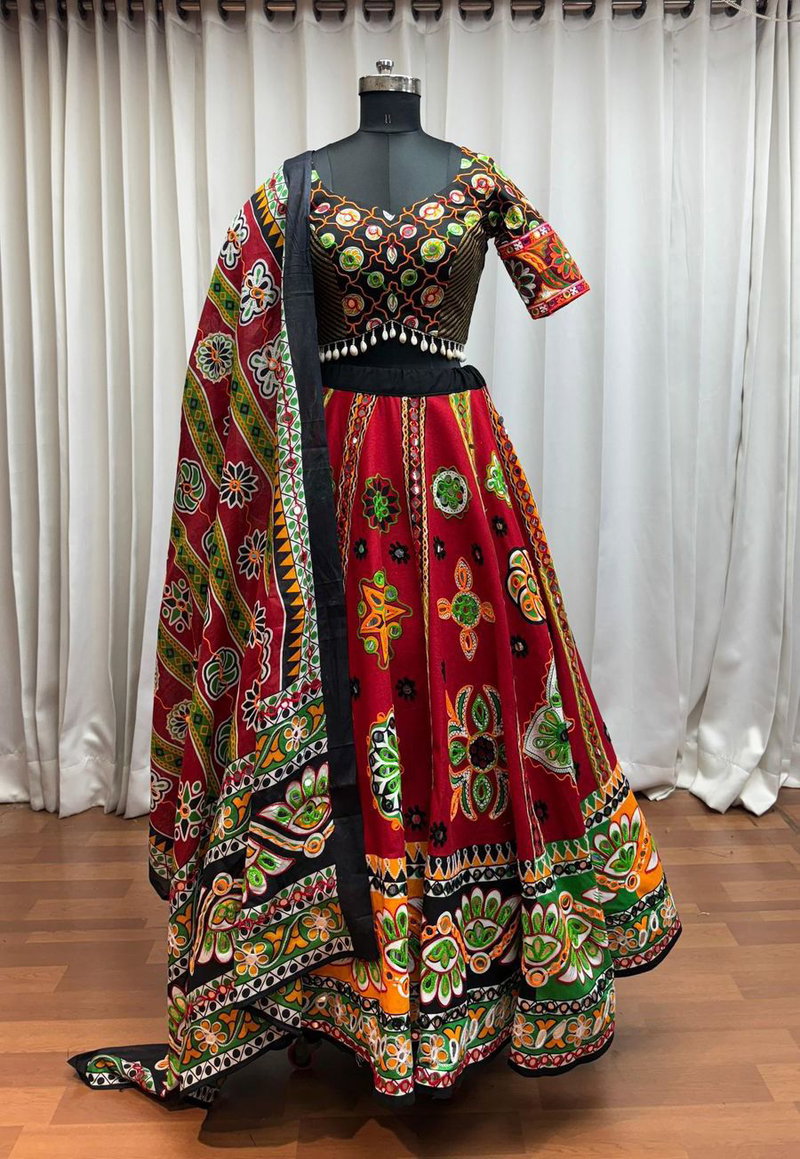 Raas Vol 22 By Shubhkala Organic Cotton Navratri Festival Wear Lehenga  Choli Wholesale Online - The Ethnic World