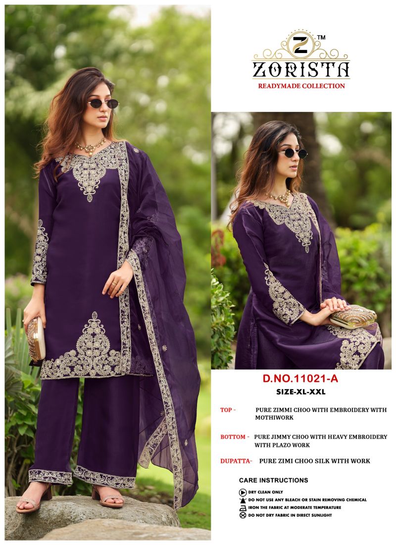 Zorista 11021 A To D Jimmy Choo Readymade Salwar Kameez 