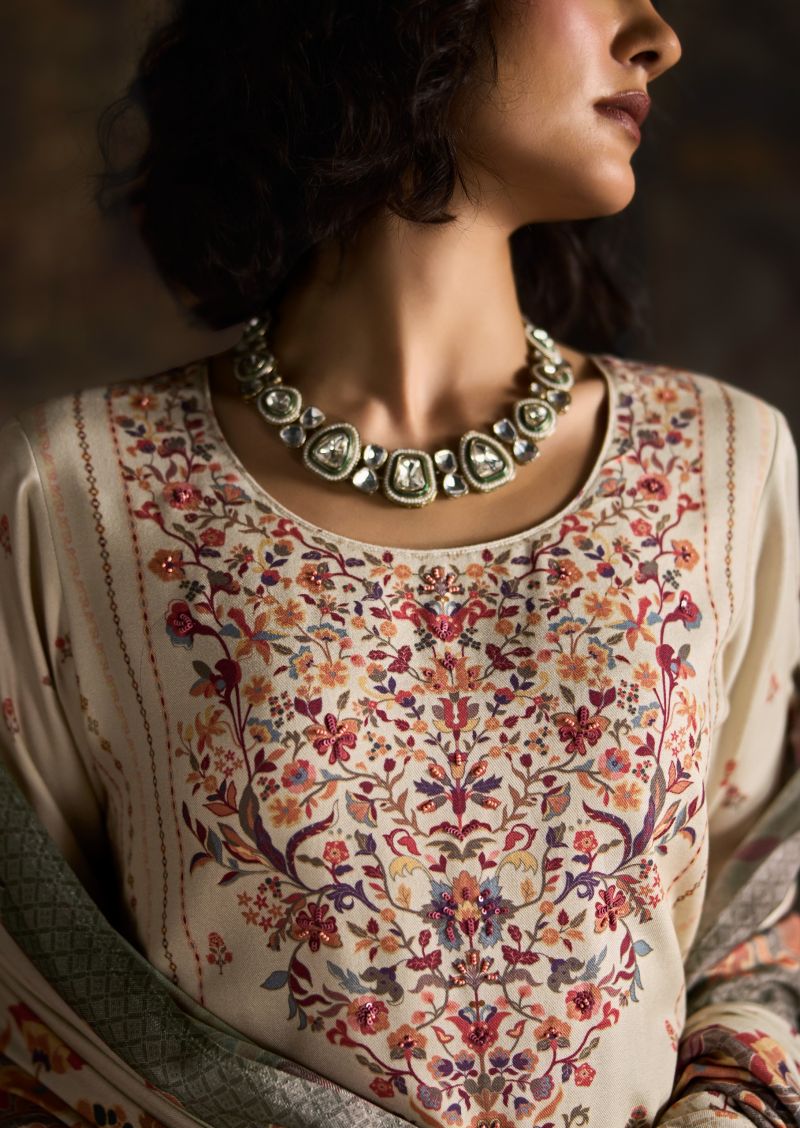 Uzmaa By Prm Viscos Pashmina Dress Materials