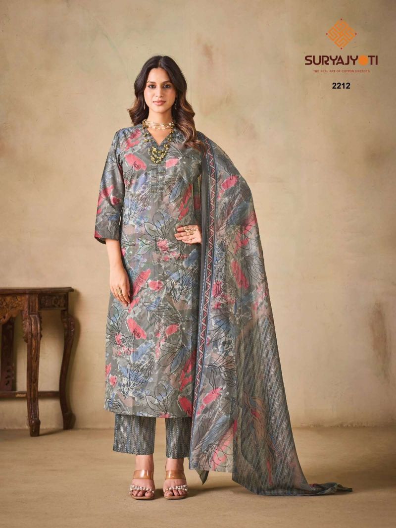 Zion Cotton Vol 22 By Suryajyoti Printed Cotton Readymade Dress