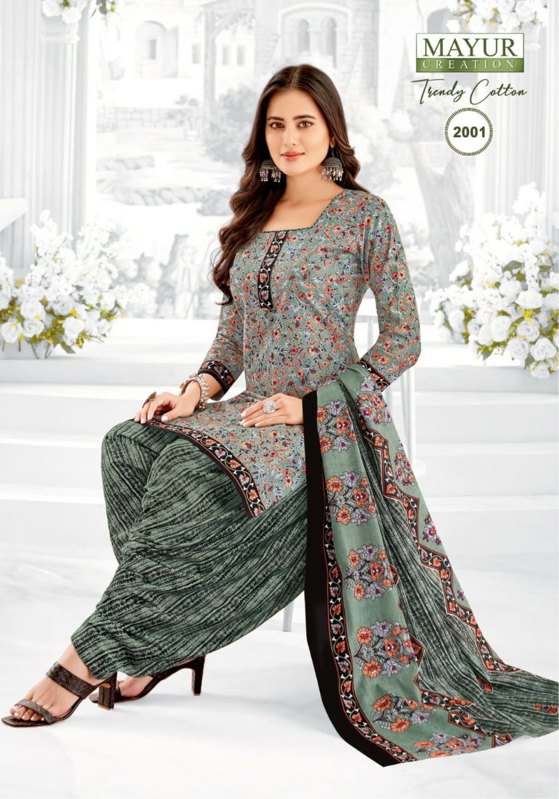 Trendy Cotton Vol 2 By Mayur Daily Wear Cotton Dress Material Wholesale  Online - The Ethnic World