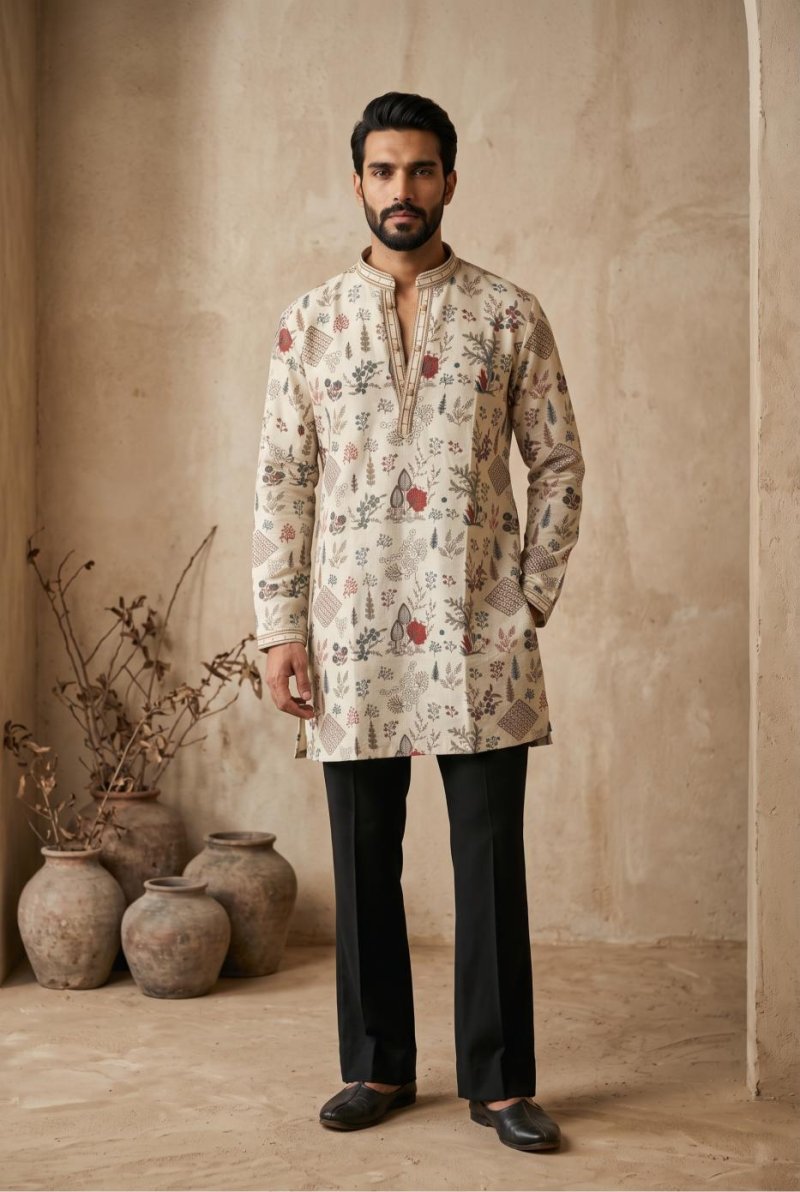 Golden Outluk Wedding Vol 66 Lachaka Mens Kurta Pajama W6607.