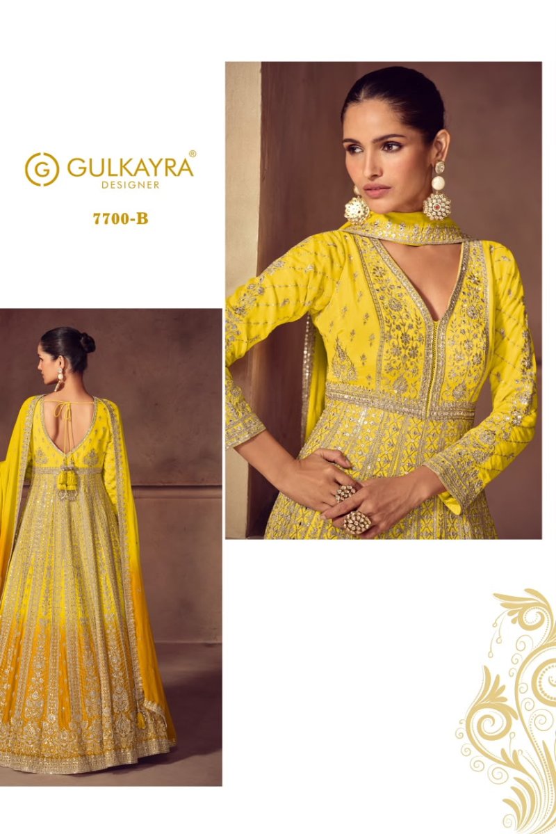Romani By Gulkayra Chinon Embroidery Gown With Dupatta