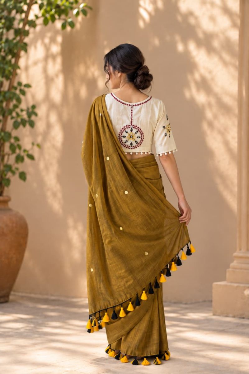Khadi Vol 64 Pure Khadi Cotton Handworked Saree