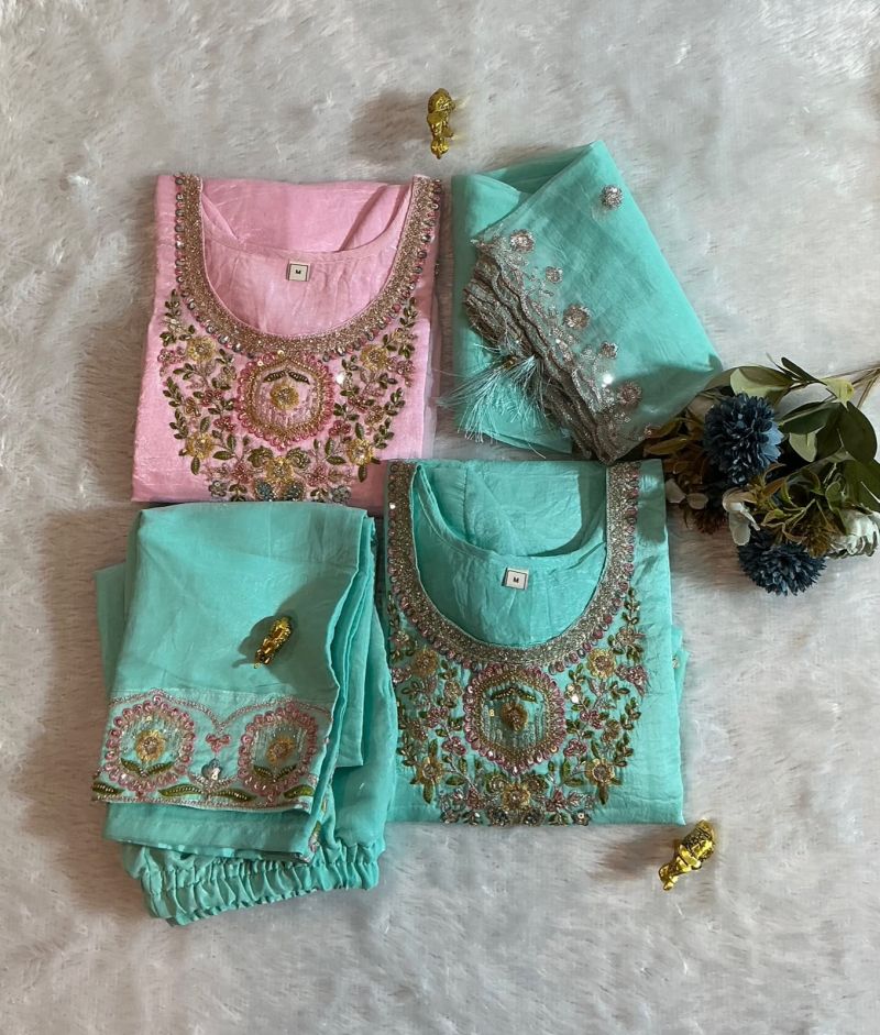 Rasida Vol 3 By Vitara Simar Kurtis Set Size Combo