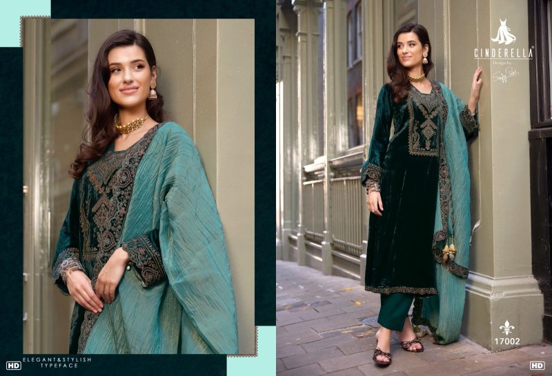 Jardoshi Vol 2 By Cinderella Winter wear Velvet Designer Salwar Suit ...