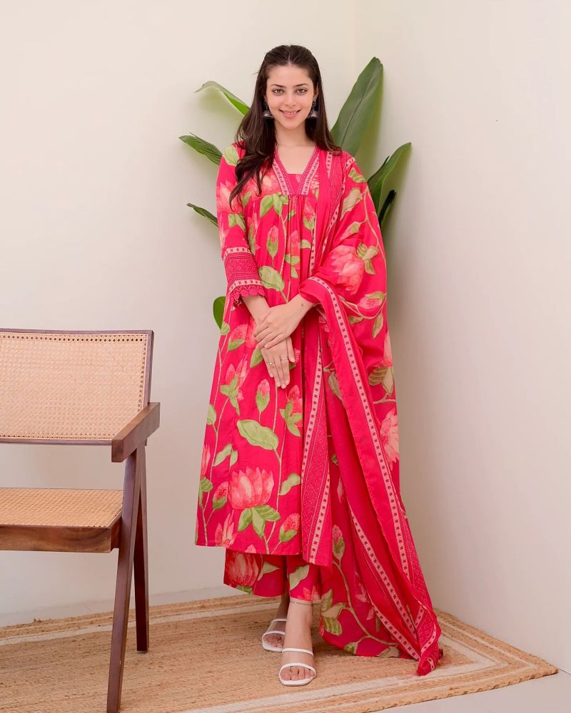 Dhruvi 536 To 538 Viscose Printed Kurti With Bottom Dupatta