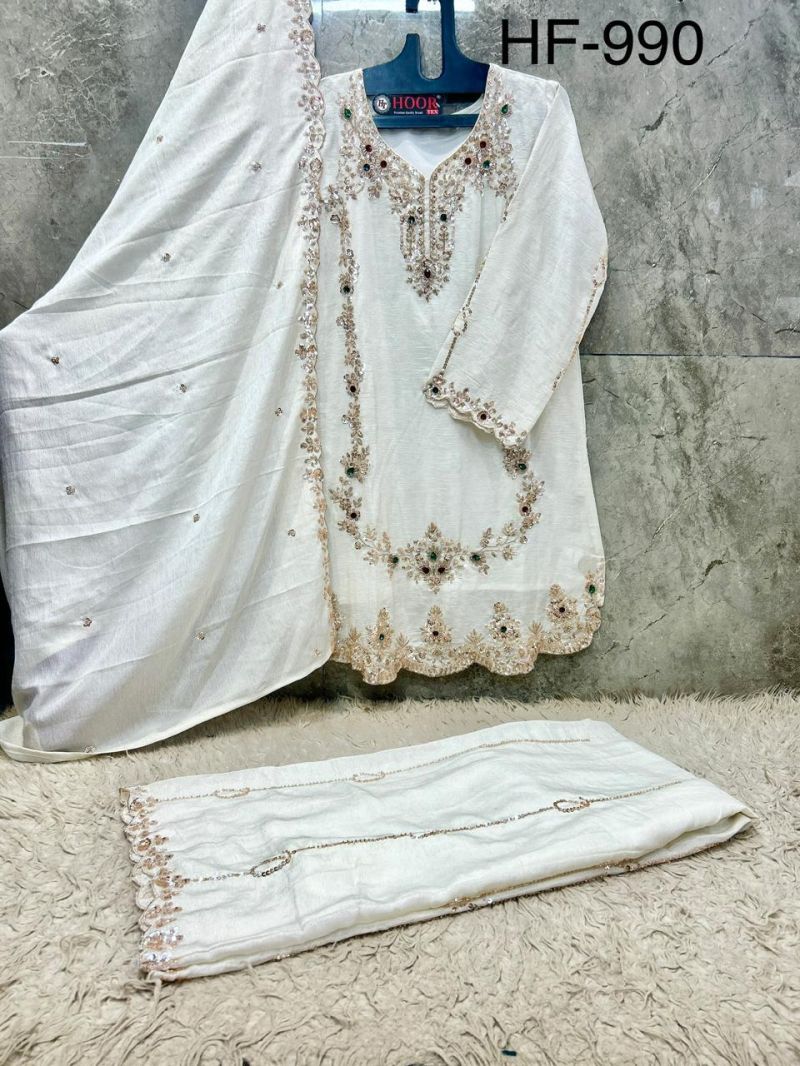 990 A To D By Hoor Tex Crunchy Crush Salwar Kameez