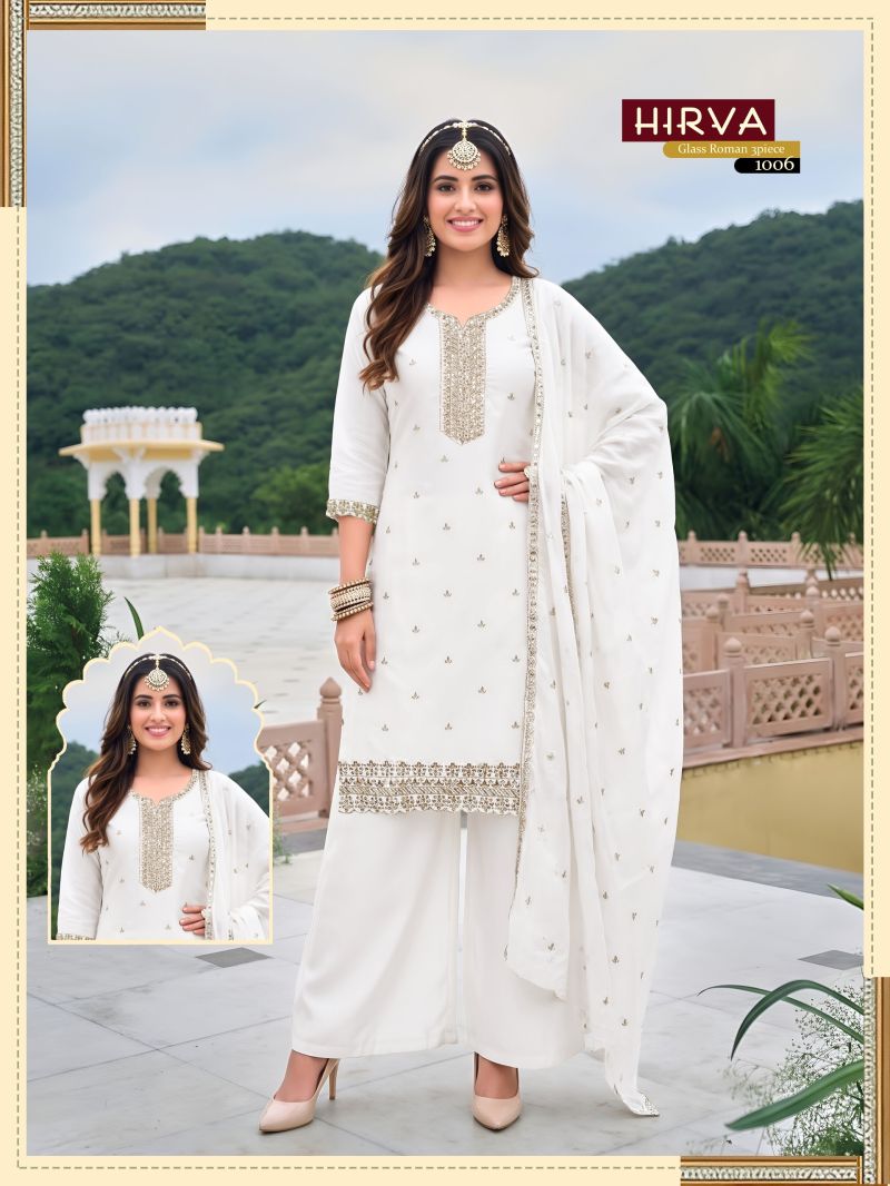 Hirva Vol 2 Roman Glass Embroidered Salwar Suits