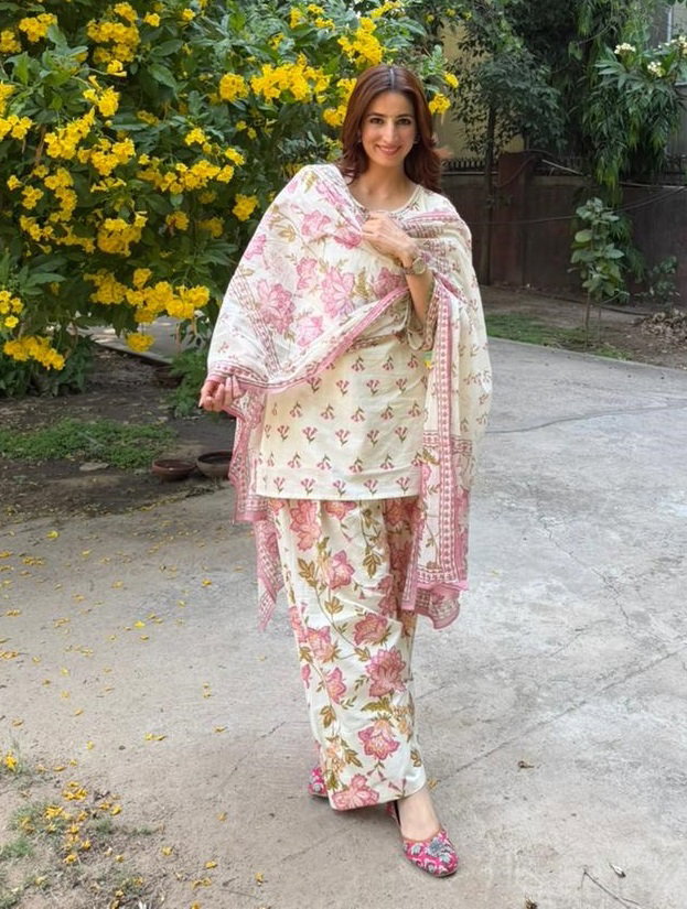 Dhruvi 545 Viscose Printed Farsi Salwar Suit