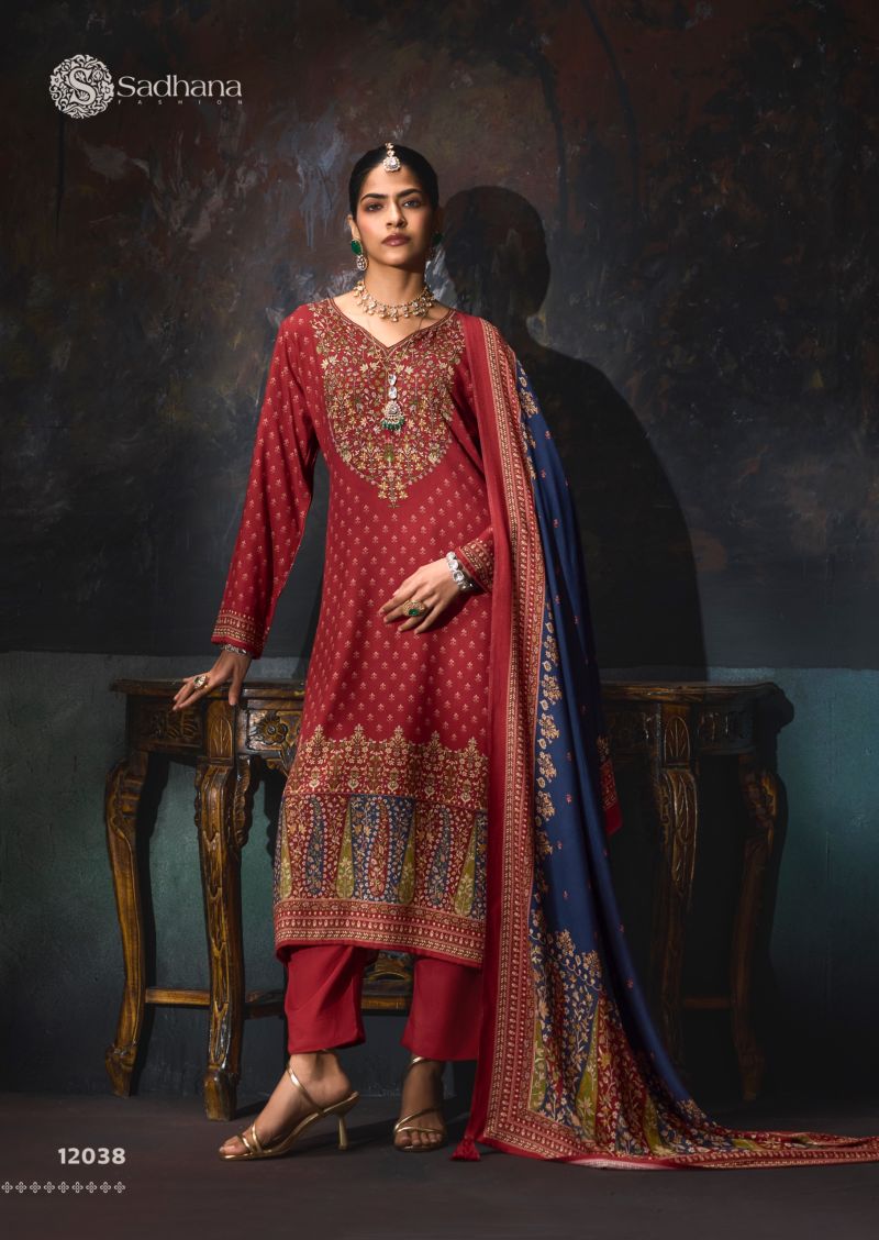 Rose By Sadhana Viscos Pashmina Dress Material 