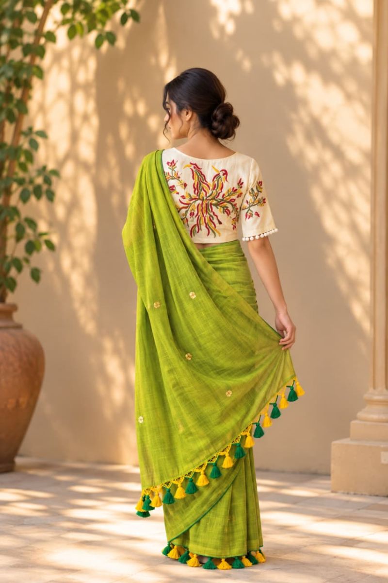 Khadi Vol 64 Pure Khadi Cotton Handworked Saree